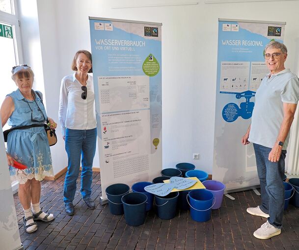 Die Ausstellung ist bis Mitte Dezember einmal im Monat im Haus der katholischen Kirche zu sehen.