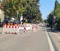 „Die Baustelle ist das Beste, was uns seit langem passiert ist.“ Die Anwohner freuen sich über den reduzierten Verkehr in der Solitudeallee.