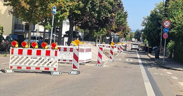 „Die Baustelle ist das Beste, was uns seit langem passiert ist.“ Die Anwohner freuen sich über den reduzierten Verkehr in der Solitudeallee.