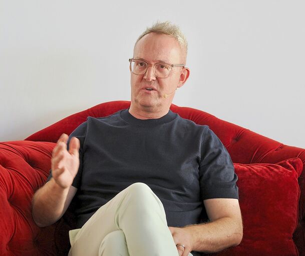 Alexander Wehrle auf der LKZ-Newscouch.