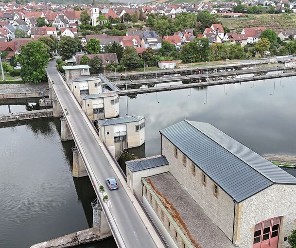 Das Hessigheimer Wasserkraftwerk produziert fast 50 Prozent weniger Strom als in vergleichbaren Monaten.