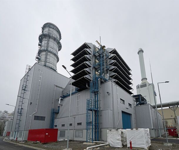 Im Kraftwerk Marbach soll seit zwei Jahren eine neue Gasturbine das Übertragungsnetz von TransnetBW stabil halten.