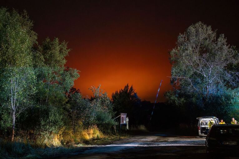 Waldbrand in Belgien