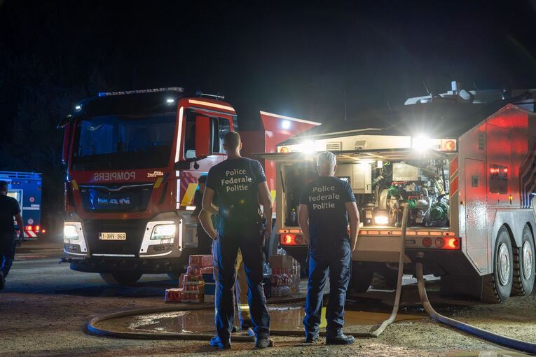 Waldbrand in Belgien