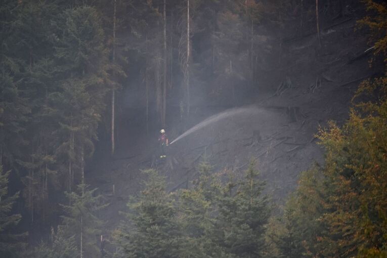 Waldbrand bei Schramberg Waldbrand bei Schramberg