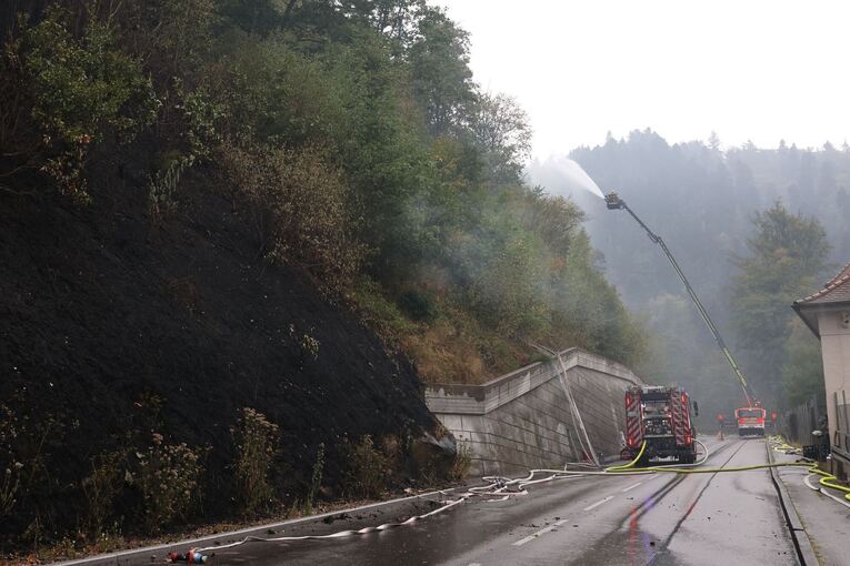 Waldbrand bei Schramberg Waldbrand bei Schramberg