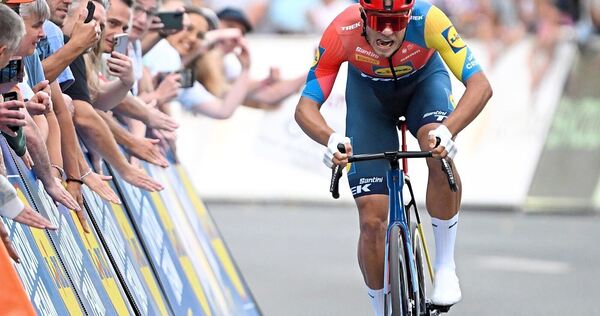 Rad-Profi Jonathan Milan bei der Deutschland-Tour 2025: Dieses Jahr führt das Rennen auch durch den Landkreis Ludwigsburg. Rad-Profi Jonathan Milan bei der Deutschland-Tour 2025: Dieses Jahr führt das Rennen auch durch den Landkreis Ludwigsburg.