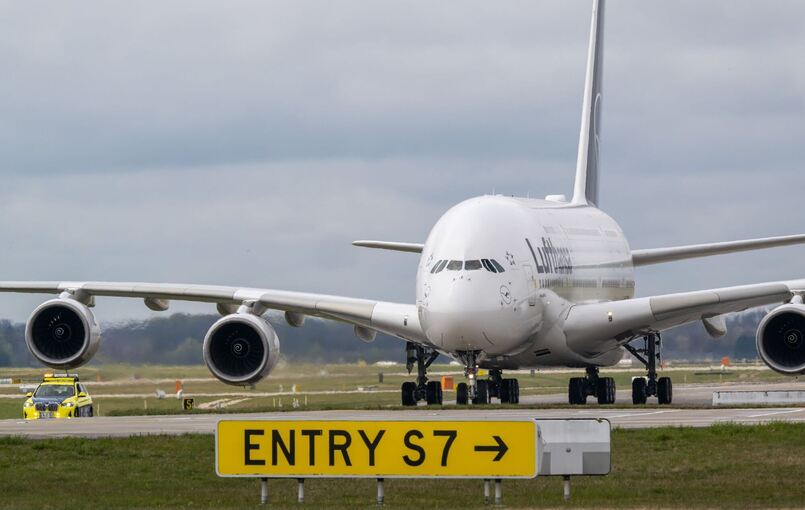 Airbus A380 in München Airbus A380 in München