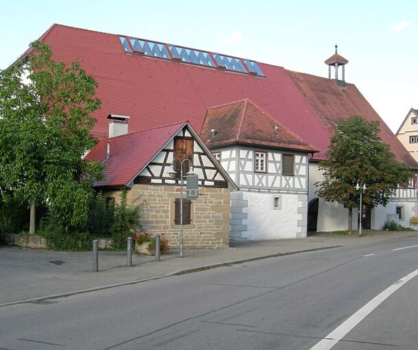 Das Bürgerhaus Alte Kelter ist bei Starkregen besonders gefährdet.