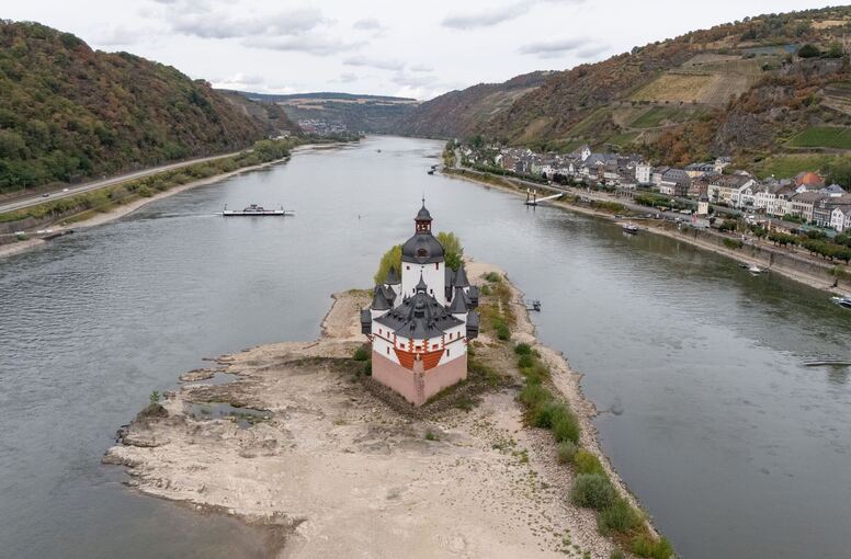 Wieder mehr Wasser im Rhein Wieder mehr Wasser im Rhein