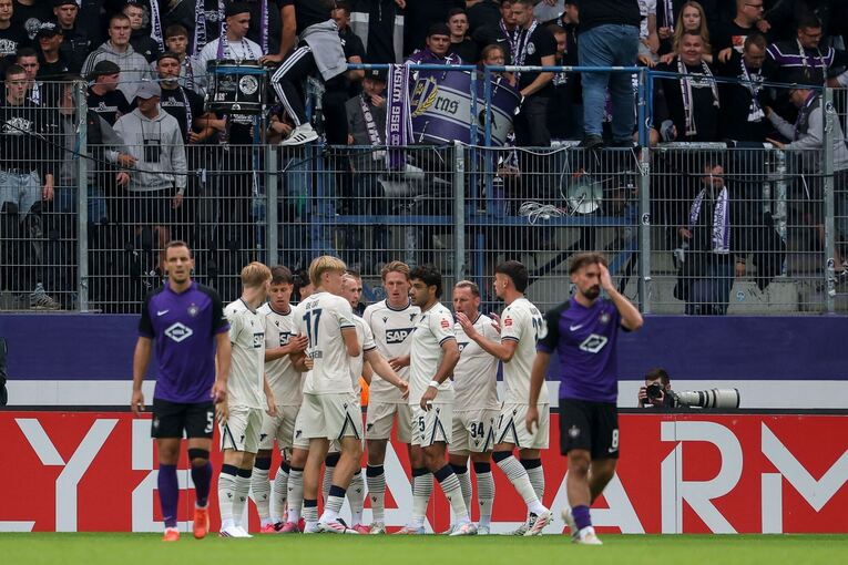 Fußball, Männer: DFB-Pokal, Erzgebirge Aue - TSG 1899 Hoffenheim