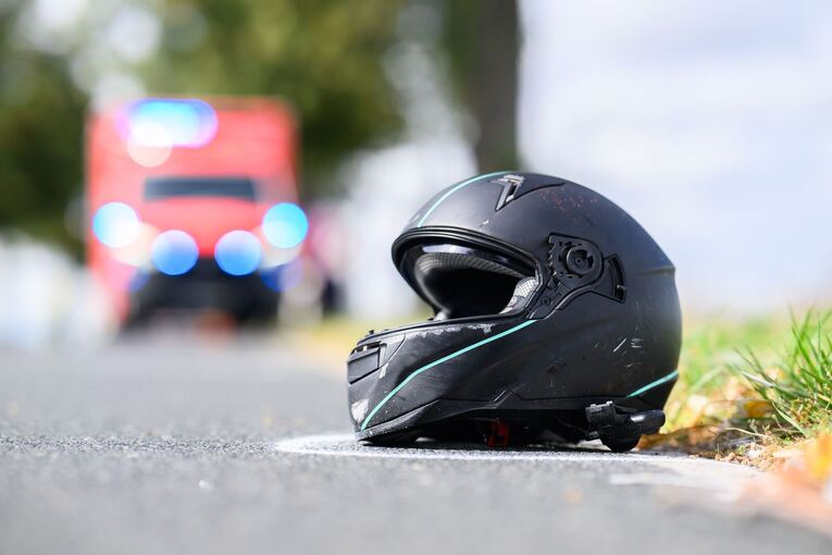 Motorradunfall Symbolbild
