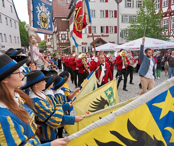 Musik ab: In Markgröningen gibt es noch bis zum Montagabend internationale Blasmusik zu hören.