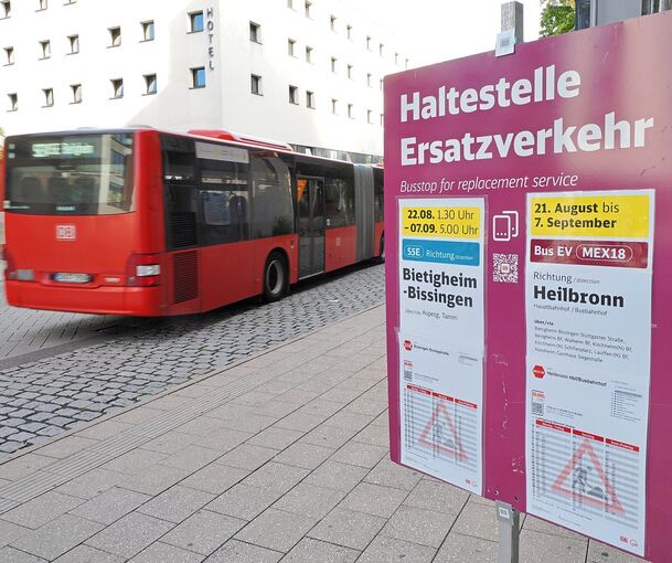 An der Haltestelle am Ludwigsburger Bahnhof ist die Beschilderung ausreichend – doch das gilt nicht überall.