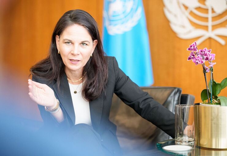 Annalena Baerbock bei der UN Annalena Baerbock bei der UN