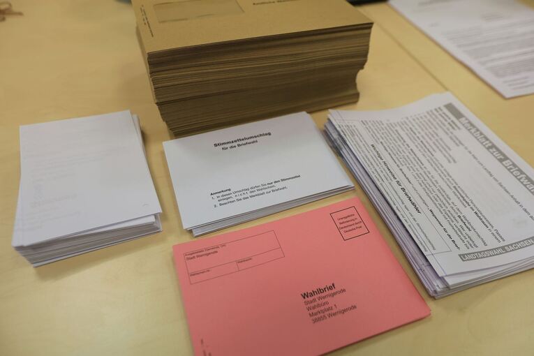 Vorbereitung für Briefwahl in Sachsen-Anhalt Vorbereitung für Briefwahl in Sachsen-Anhalt