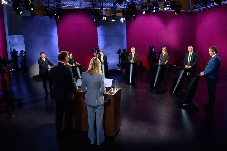 MDR-Wahlarena mit den Spitzenkandidaten zur Landtagswahl