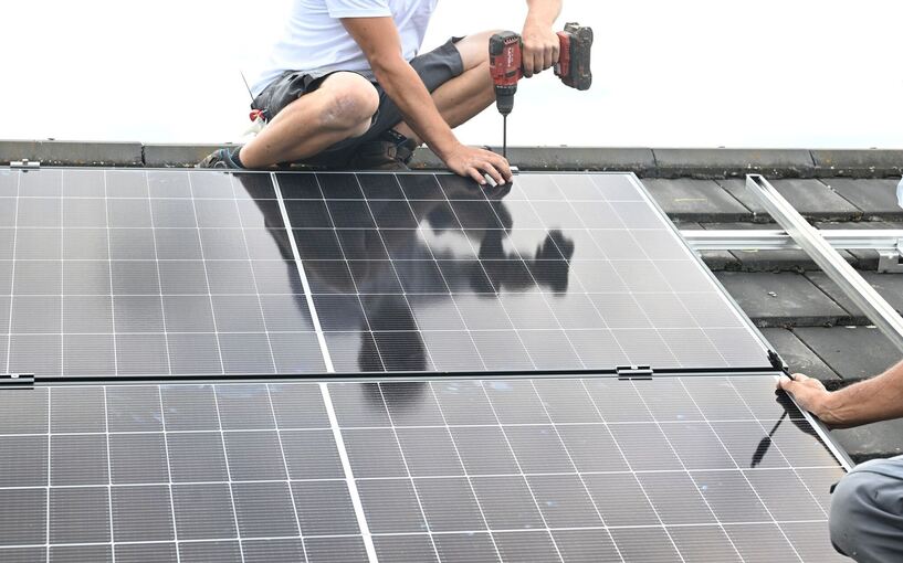 Installation einer PV-Anlage