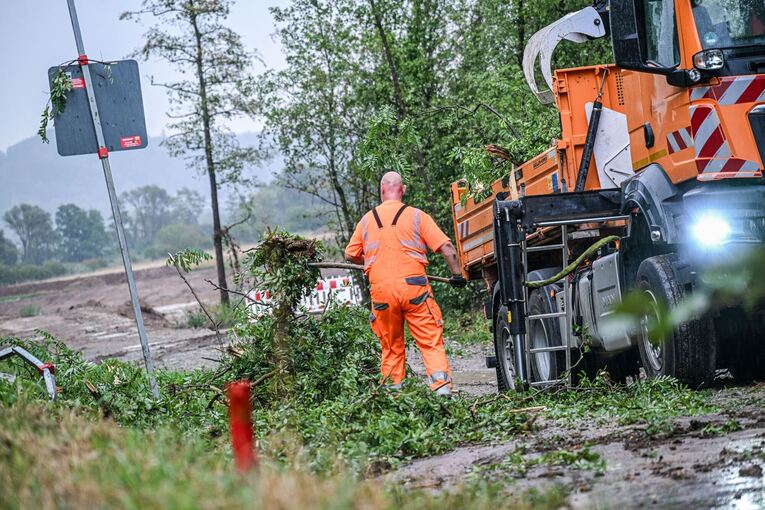 Unwetter in Baden-Württemberg