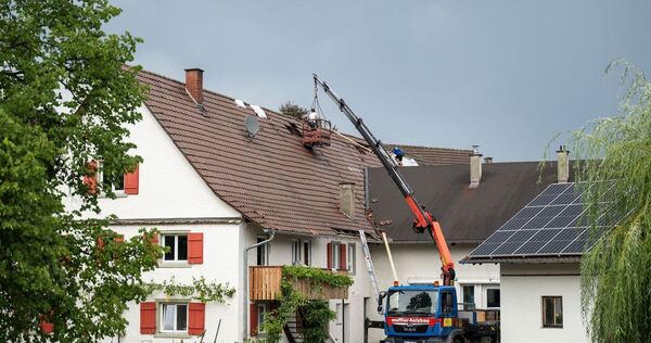 Schwere Unwetter in Baden-Württemberg