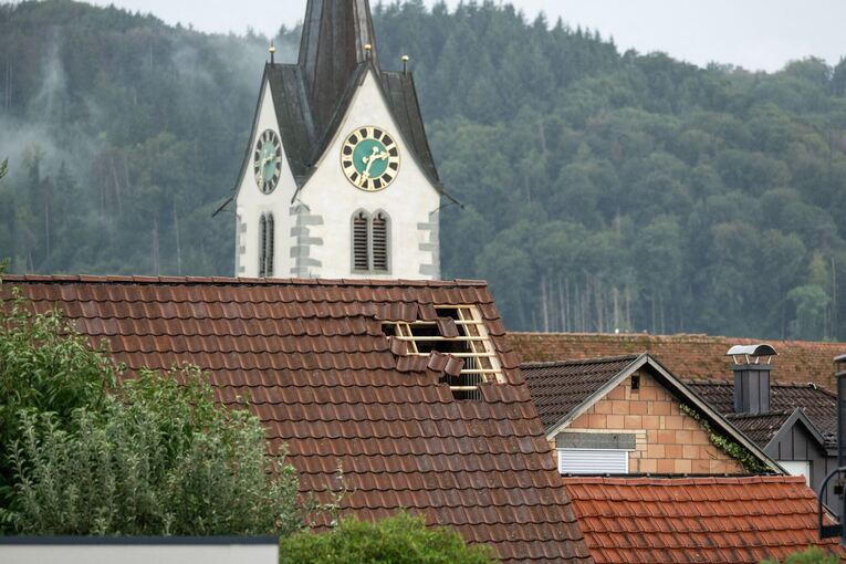 Schwere Unwetter in Baden-Württemberg