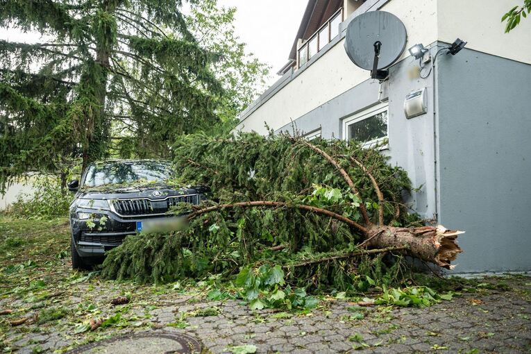 Schwere Unwetter in Baden-Württemberg