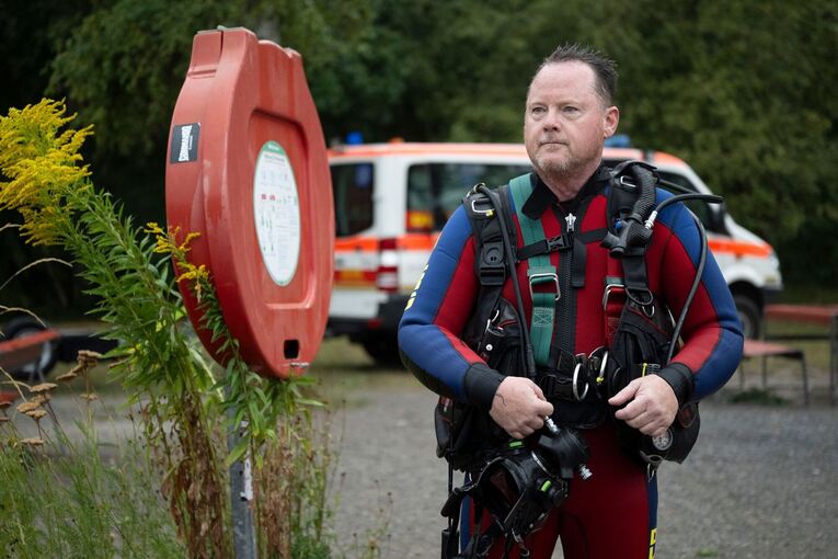 Rettungstaucher Achim Maier