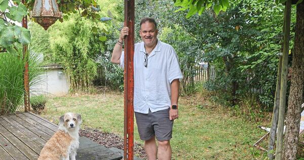 Die Gäste können ihr Zelt entweder im Garten von Thorsten Volz oder unter der Pergola aufstellen.