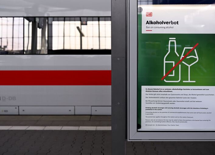 Alkoholverbot an Bahnhöfen Alkoholverbot an Bahnhöfen