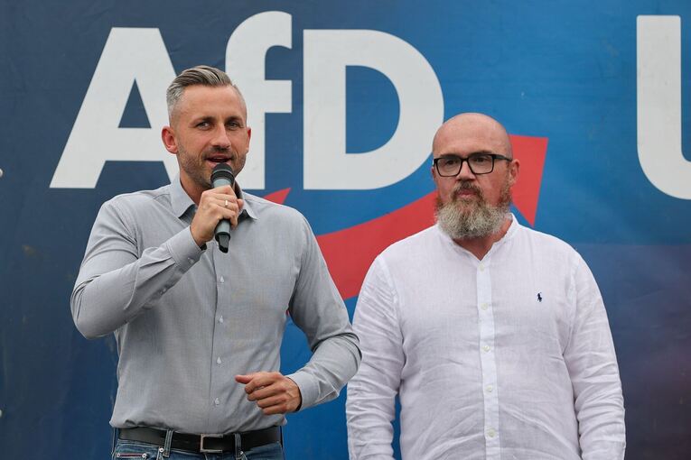 Ulrich Siegmund und Hans-Thomas Tillschneider