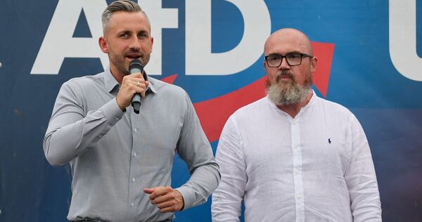 Ulrich Siegmund und Hans-Thomas Tillschneider