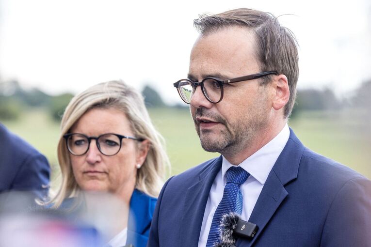 Martina Klement und Jan Redmann