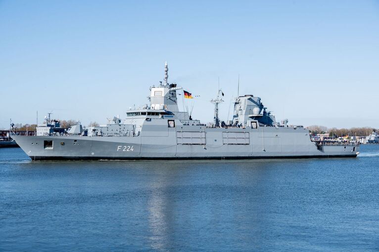 Ankunft der Fregatte «Sachsen-Anhalt»