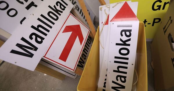 Vorbereitung für Briefwahl in Sachsen-Anhalt