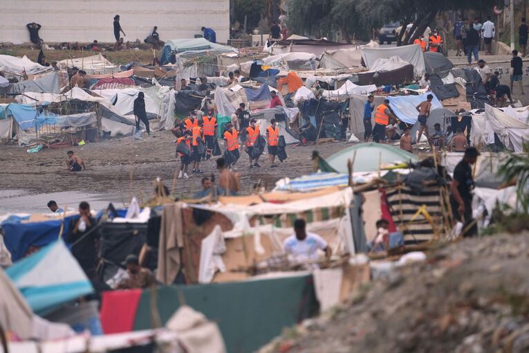 Migranten in Ceuta