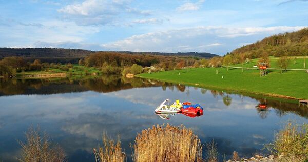 Die Ehmetsklinge bei Zaberfeld überzeugt vor allem durch ihre idyllische Umgebung.
