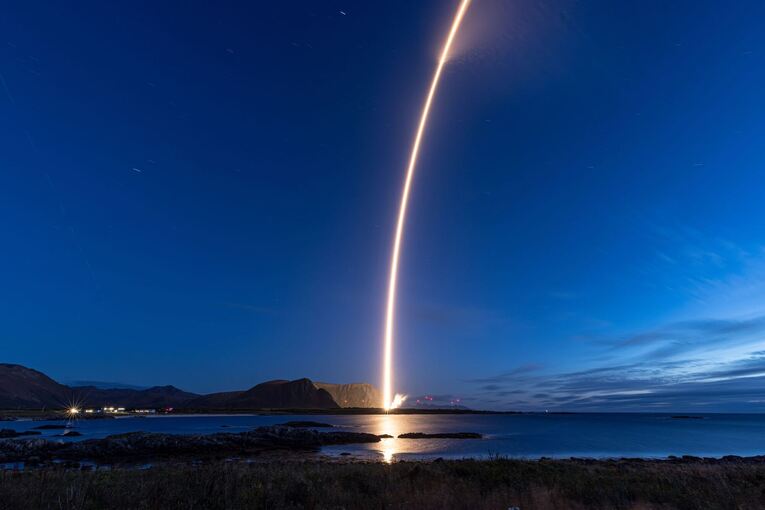 HANDOUT - Isar Aerospace Rakete hebt erfolgreich ab