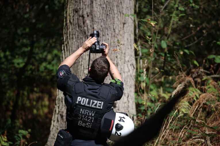 Strom-Sabotage: Suche nach Verdächtigem am Hambacher Forst