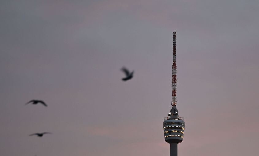 Der Fernsehturm in Stuttgart Der Fernsehturm in Stuttgart