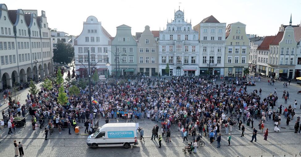 Aktion «Dafür! Gemeinsames Singen für Demokratie»