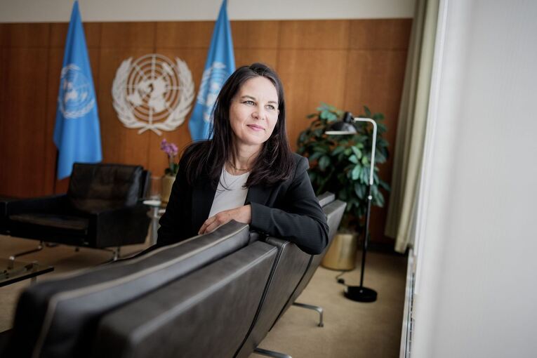 Annalena Baerbock bei der UN