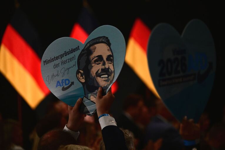 Landtagswahl in Sachsen-Anhalt - Wahlparty AfD Landtagswahl in Sachsen-Anhalt - Wahlparty AfD