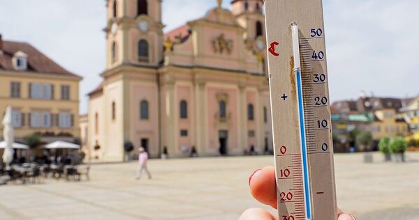 Temperaturen von über 30 Grad waren diesen Sommer auf dem Ludwigsburger Marktplatz Normalität.