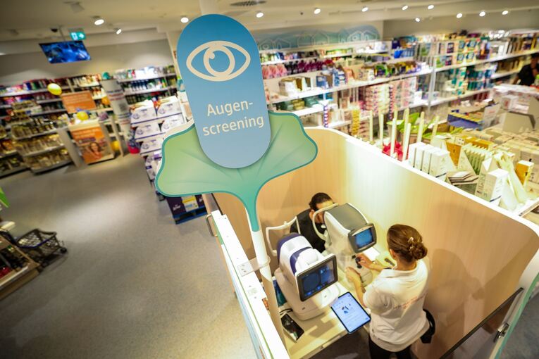 Drogeriemarktkette dm bietet Gesundheitsdienstleistungen an