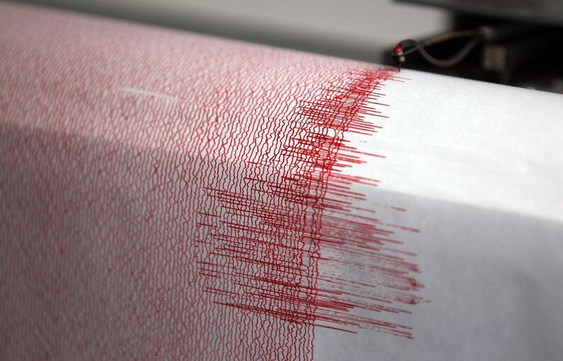 Erdbeben - Seismograph Erdbeben - Seismograph