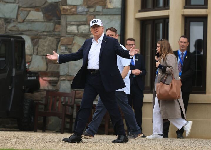 Besuch von US-Präsident Trump in Irland - Irish Open Besuch von US-Präsident Trump in Irland - Irish Open