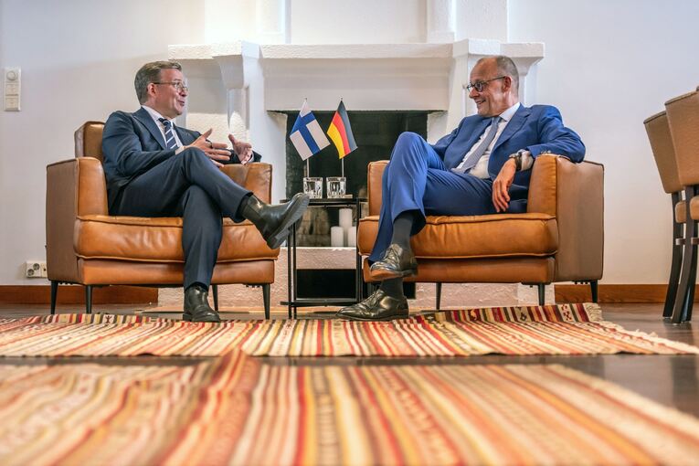 Arktis-Gipfel in Finnland - Kanzler Merz Arktis-Gipfel in Finnland - Kanzler Merz