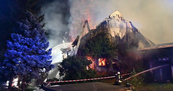Stallbrand führt zu Millionenschaden