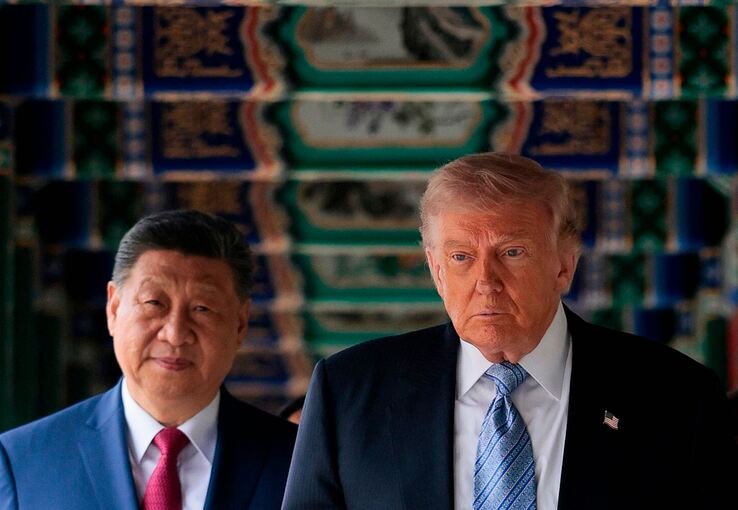 US-Präsident Trump in China US-Präsident Trump in China