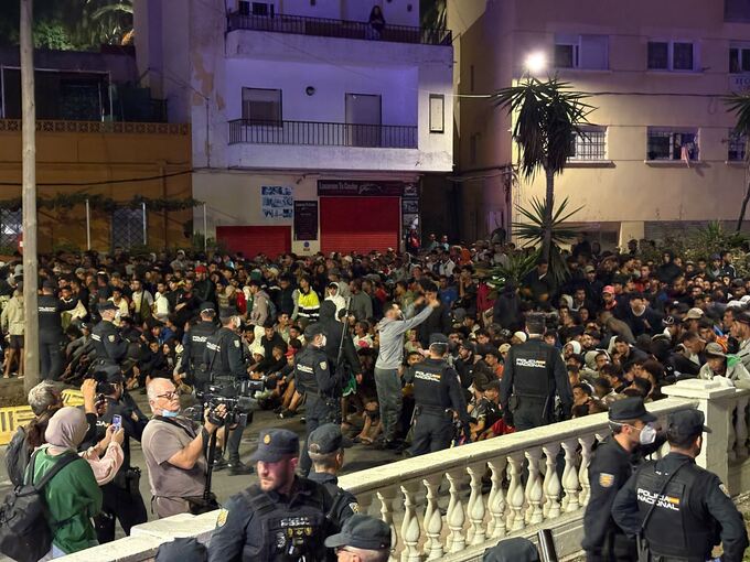 Situation der Migranten in Ceuta Situation der Migranten in Ceuta